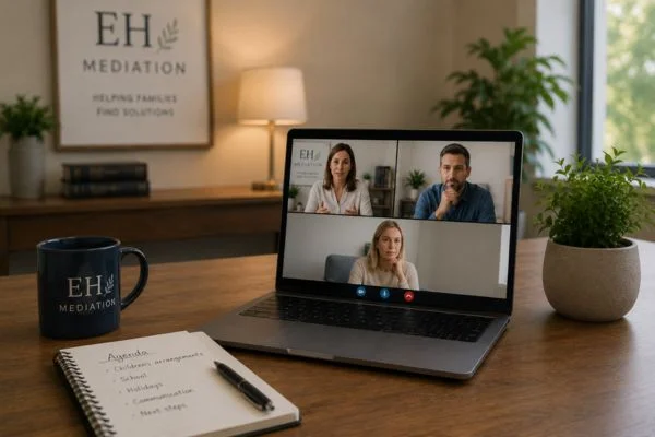 child access mediation Worcestershire online meeting.
