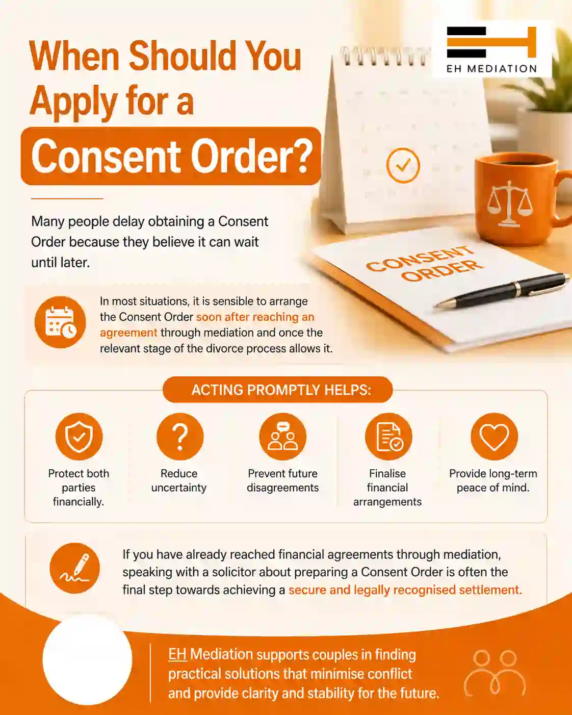 When Should You Apply for a Consent Order Worcestershire?